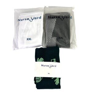 Womens Mens Unisex Compression Nursing Stockings Socks 20-30mmHg XXL